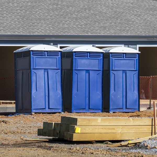 are there any restrictions on where i can place the porta potties during my rental period in Bethlehem CT